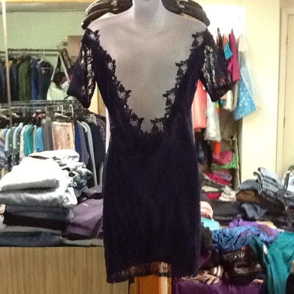 Blue Lacy Dress ( LAST ONE!!) - Picture 3 of 3